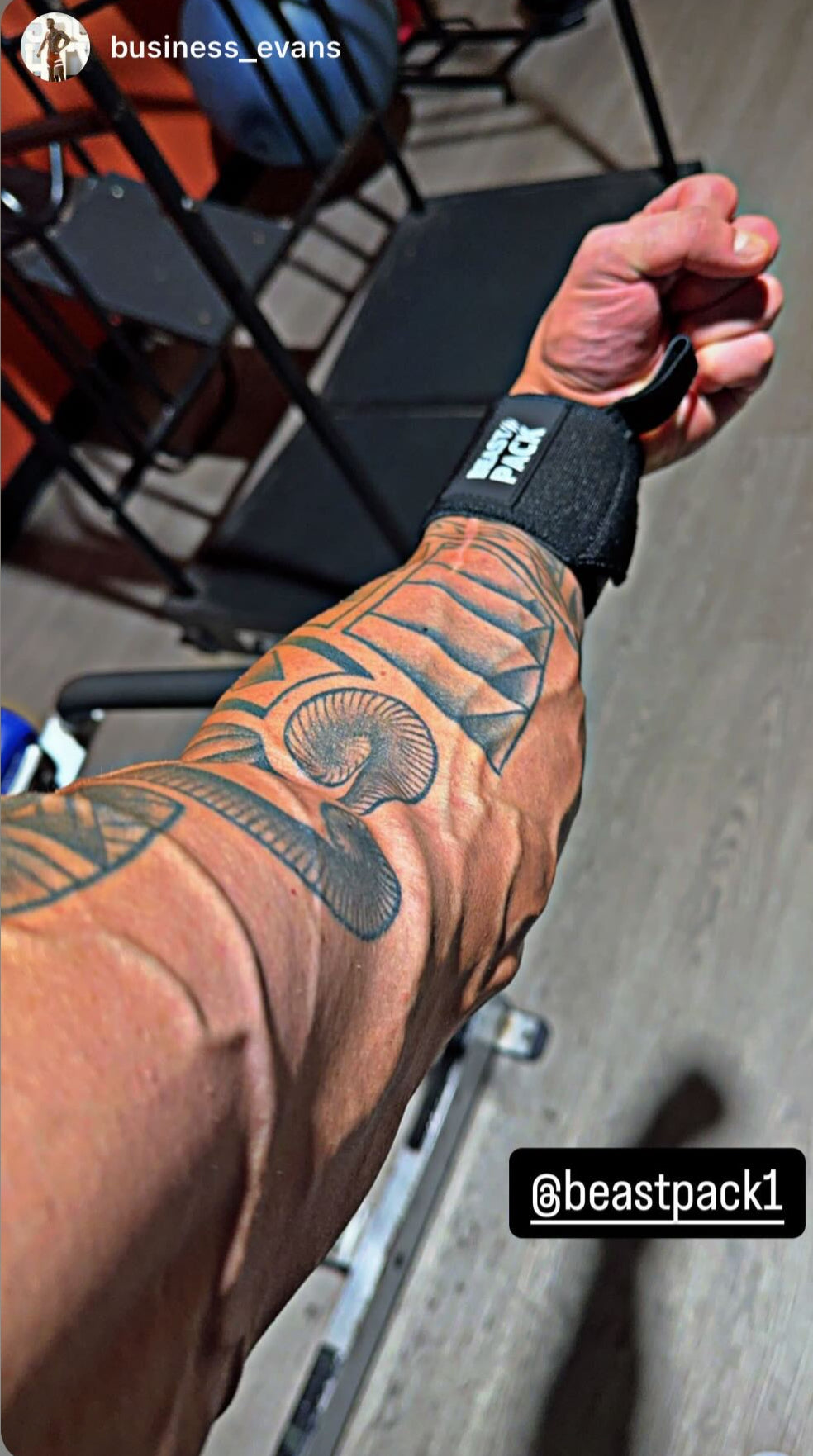 Beastpack wrist wraps