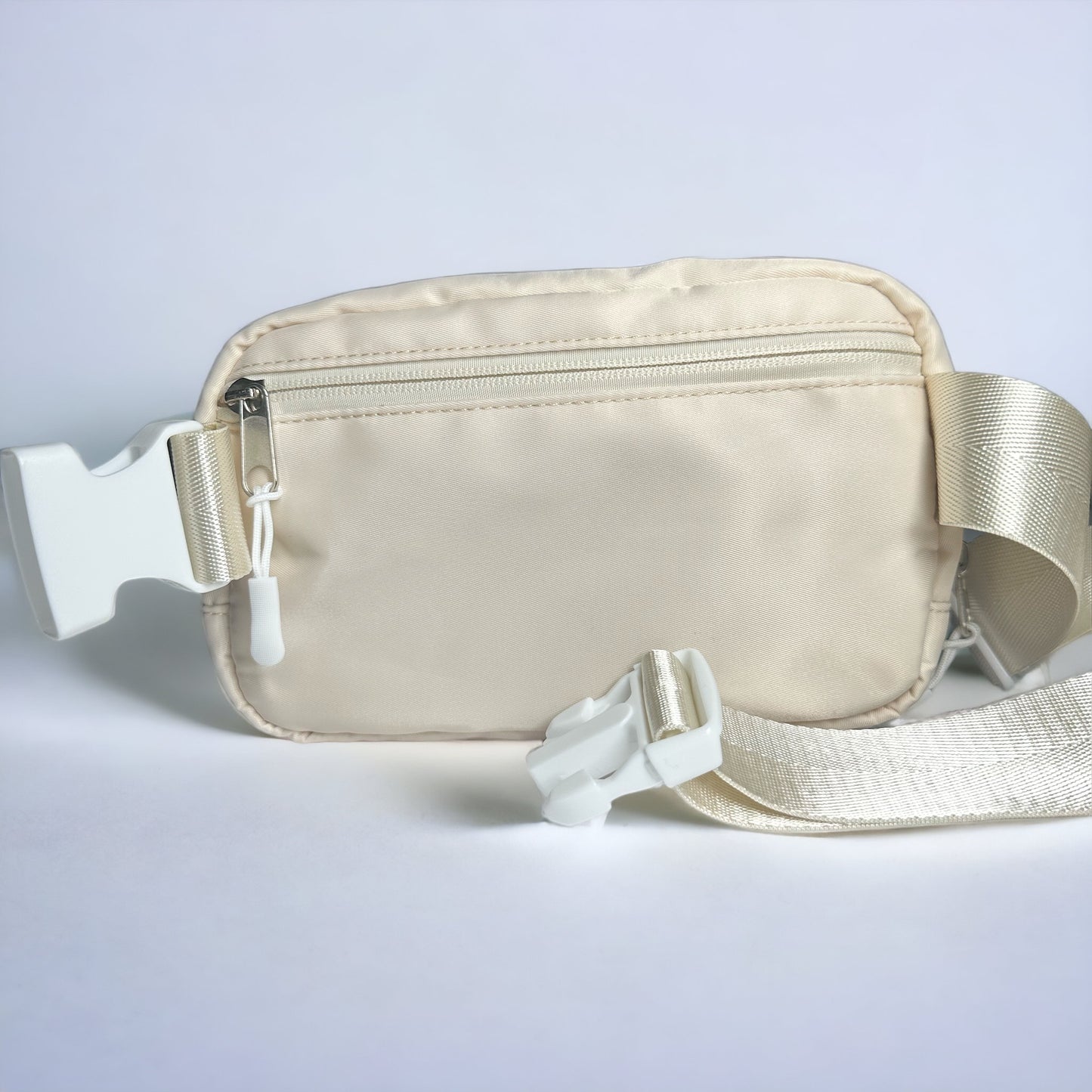 Beige belt bag