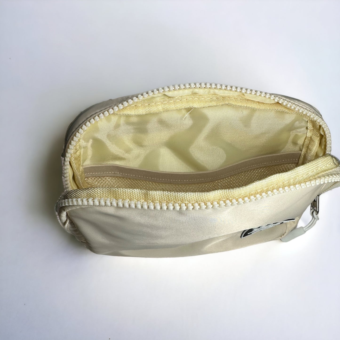 Beige belt bag