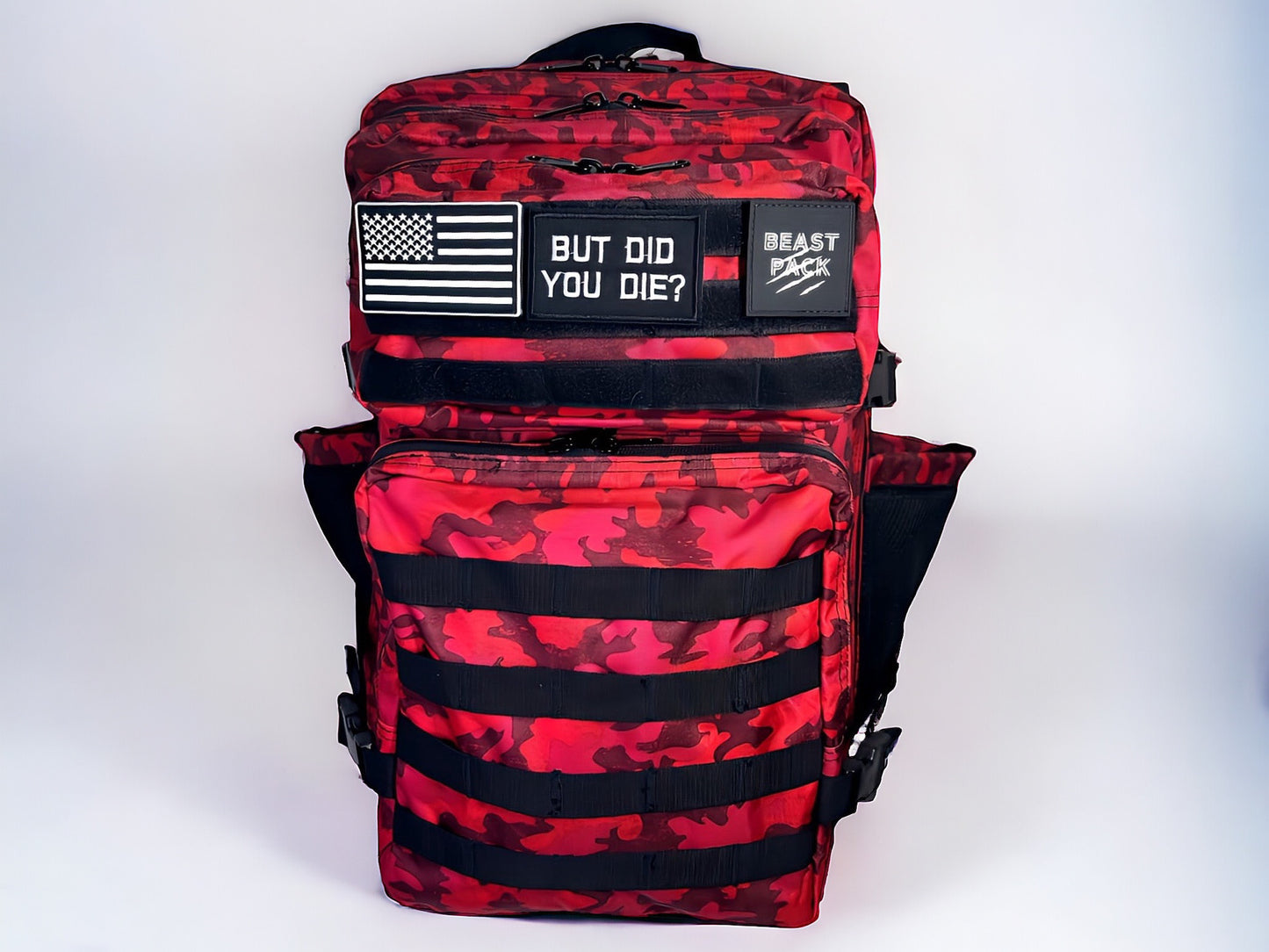 Beast pack tie-dye red
