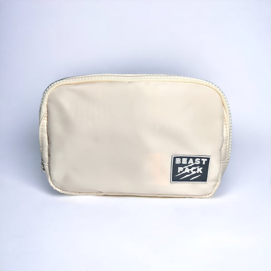 Beige belt bag