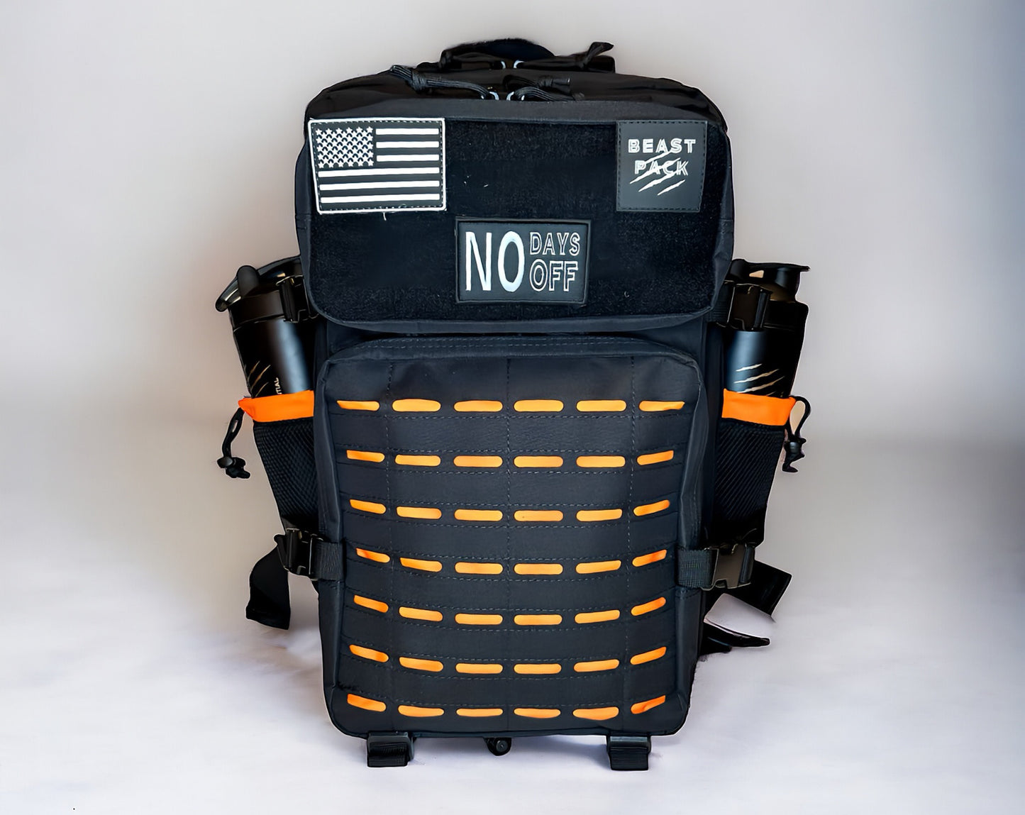 BEASTPACK Black and orange 45L