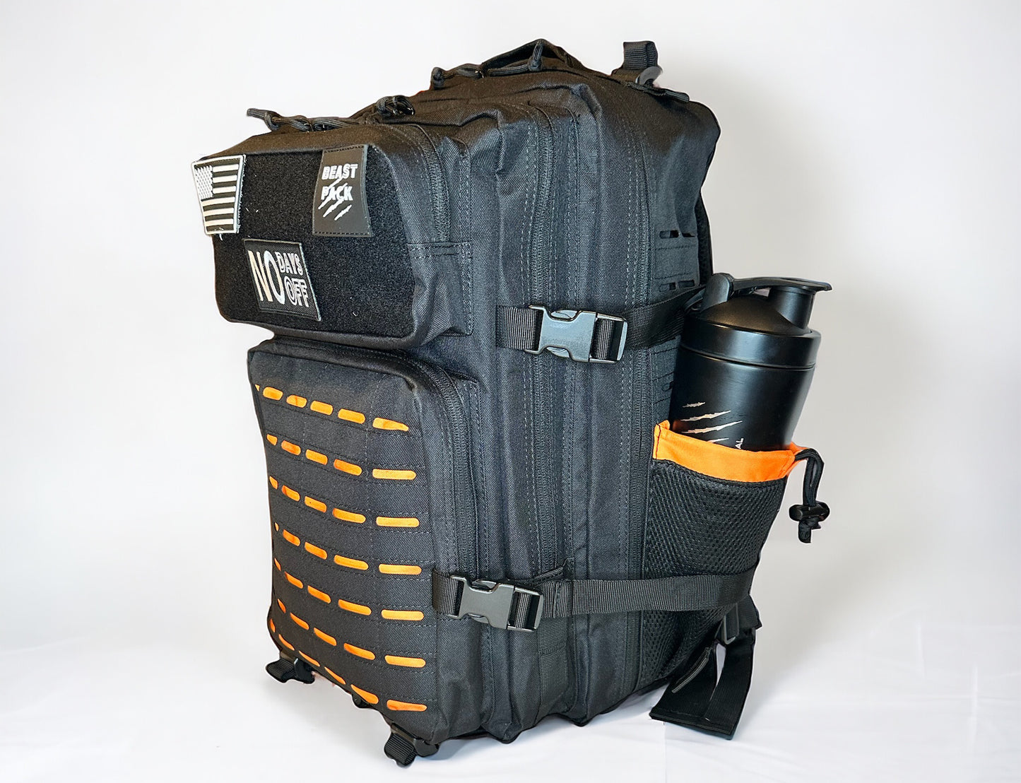 BEASTPACK Black and orange 45L