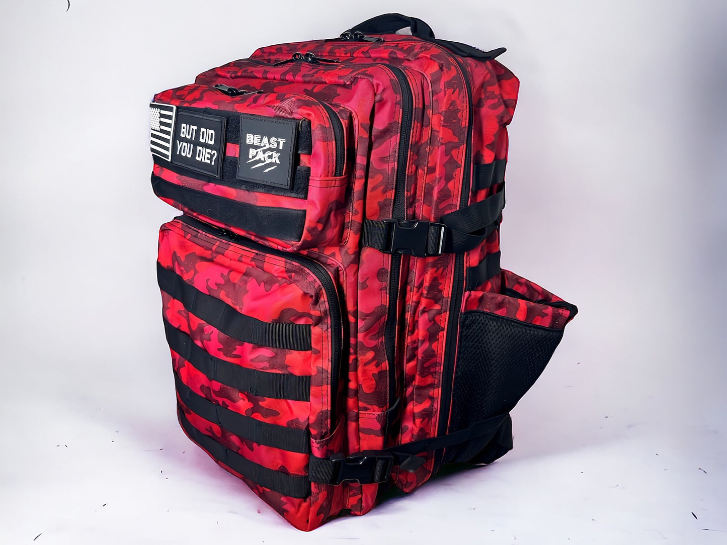 Beast pack tie-dye red